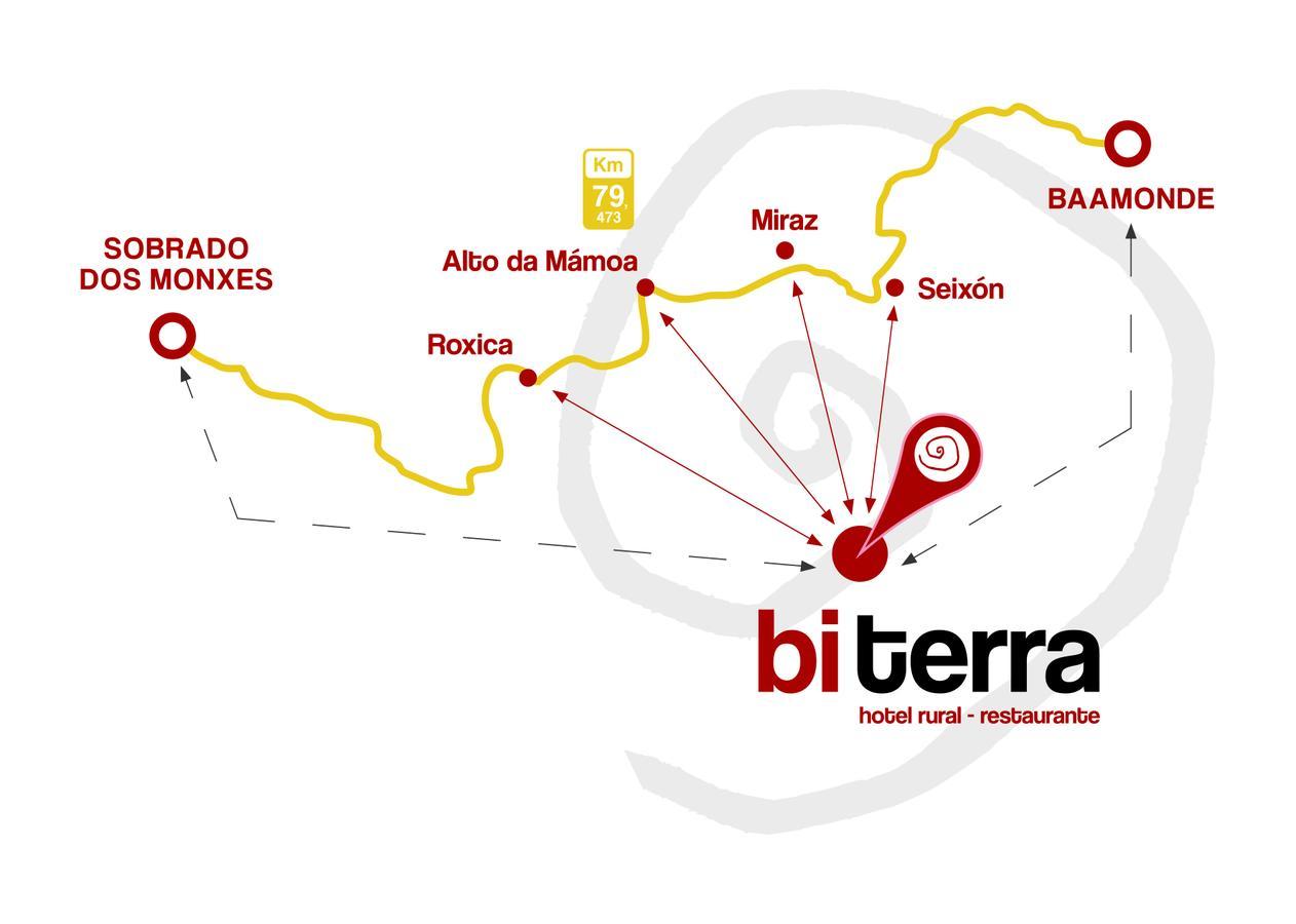 Bi Terra Tu Descanso Zona Miraz Sobrado Hotell Friol Exteriör bild